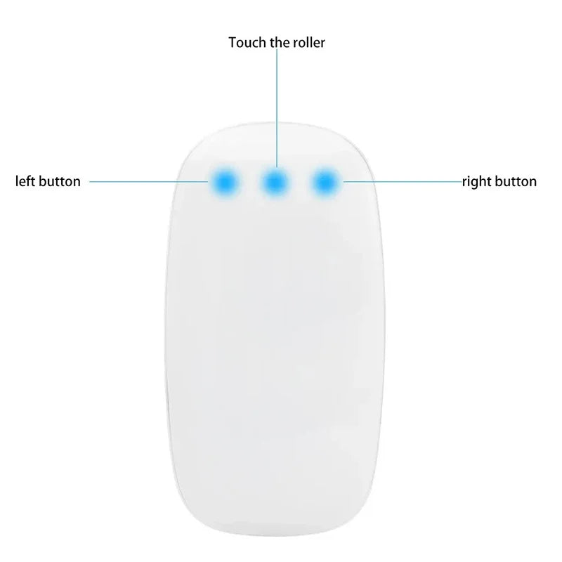 Lenovo Rechargeable Bluetooth Mouse – Silent, Surface Touch, For Laptop & Mac