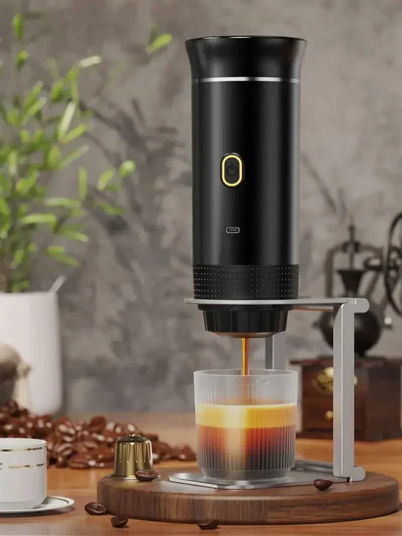 Wireless Portable Espresso Maker – 3-in-1 Coffee Machine for Travel & Camping