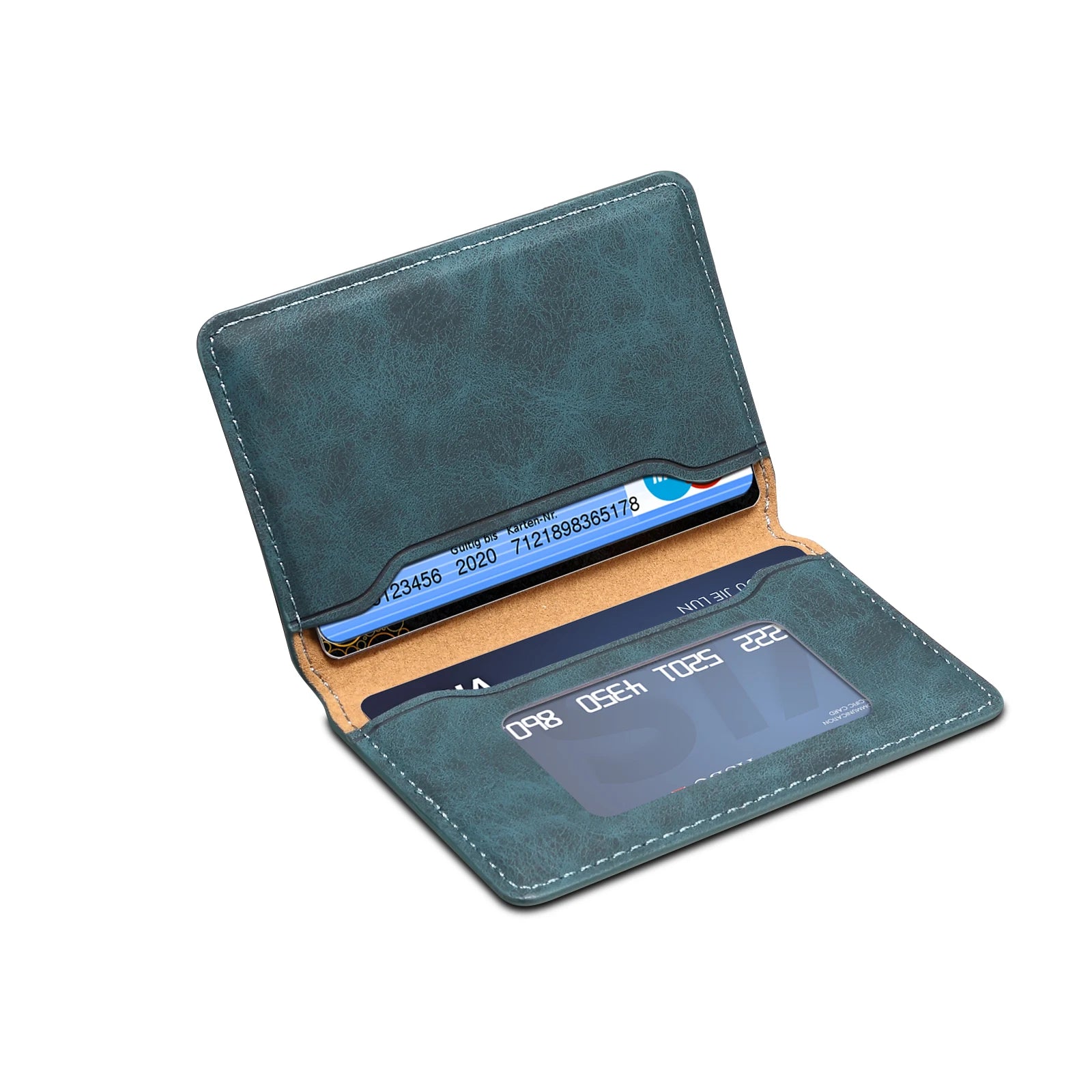 Denior Magnetic card case for all Magsafe functions PU leather card case