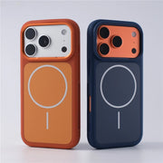 Premium Double-Color Matte MagSafe Case for iPhone 17 Series – Magnetic Shockproof Cover