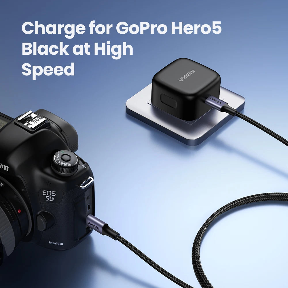 100W USB-C Cable – UGREEN Fast Charging Cord with 5A E-Marker Chip
