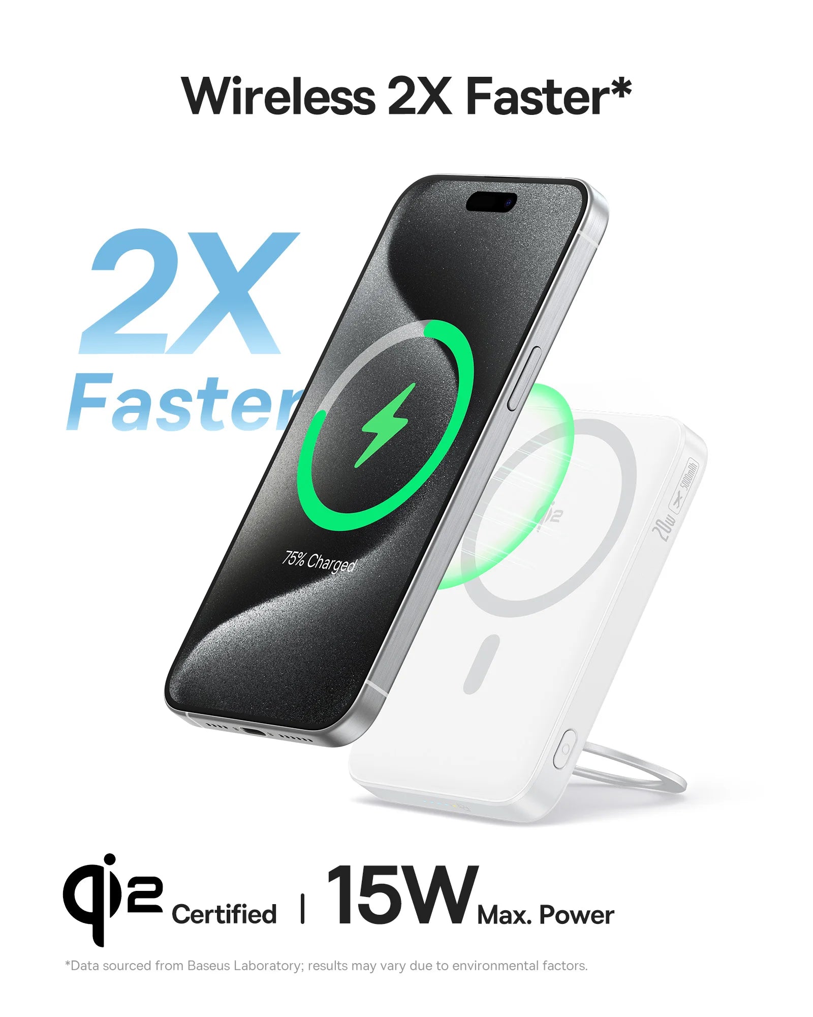 Magnetic Power Bank with Kickstand – Baseus 5000mAh