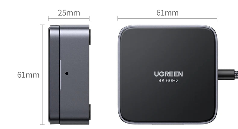 UGREEN USB-C Hub – 4K HDMI, PD 100W, USB 3.0