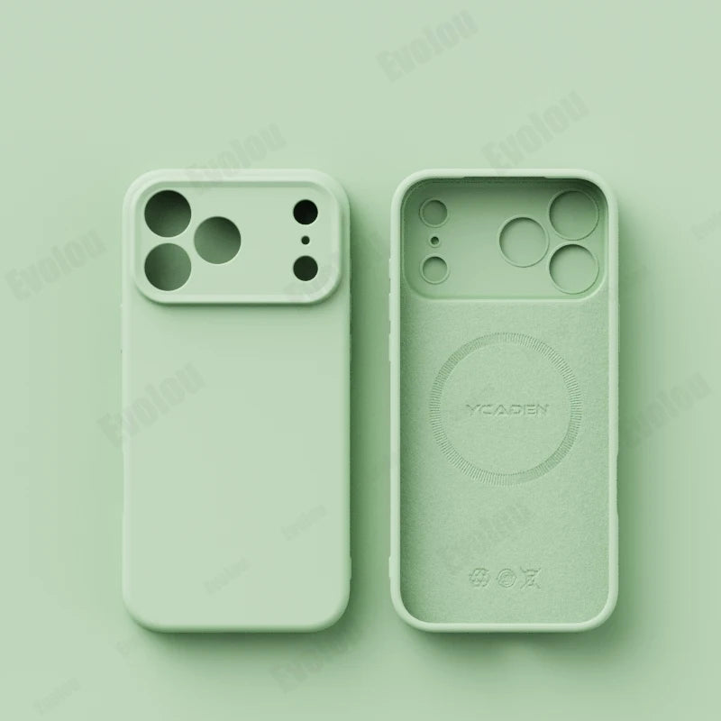 Matte Skin Liquid Silicone MagSafe Case – iPhone 17 / Pro / Pro Max / Air