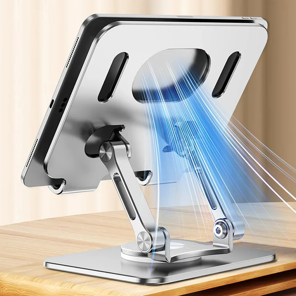 360° Tablet Stand – Adjustable Foldable iPad Holder