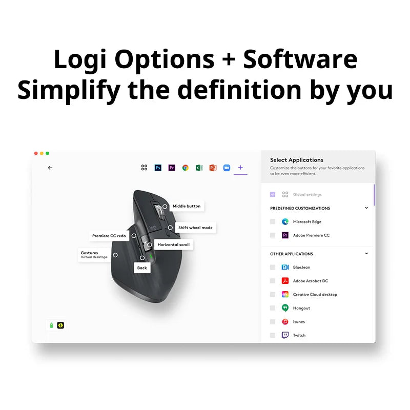 Logitech MX Master 3S Wireless Bluetooth Mouse – Cross-Device
