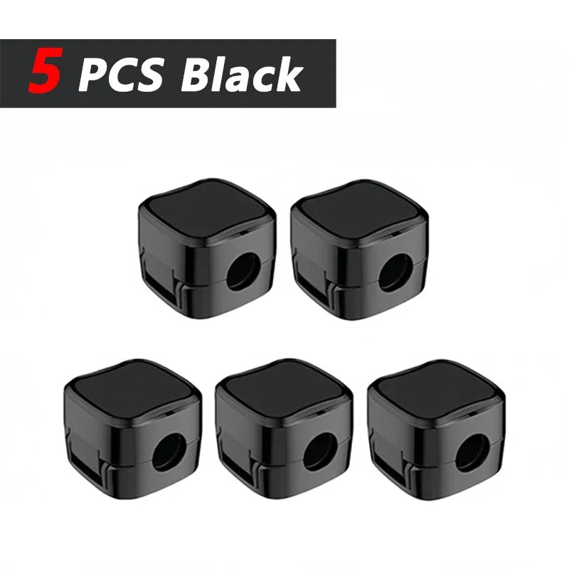 Magnetic Desk Cable Clips – Cord Holder for Nightstand, Desktop & Under Desk
