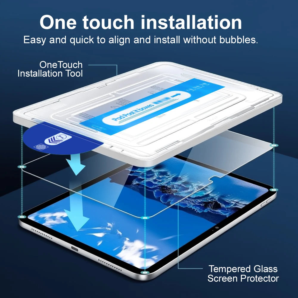 Tablet Screen Protector – Auto Alignment Tempered Glass for Samsung Tabs