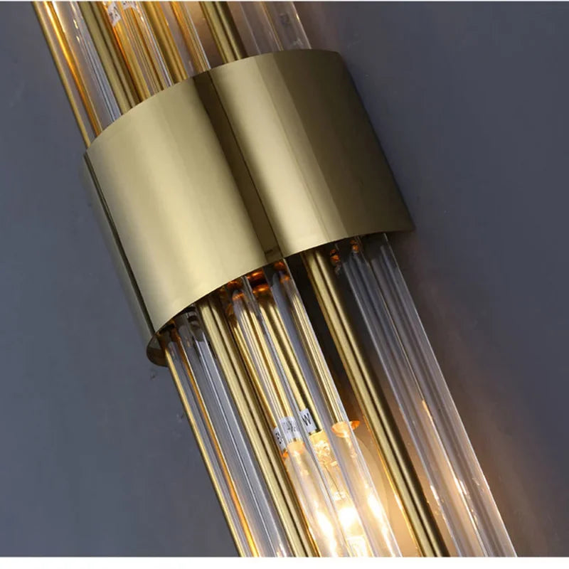 Luxury LED Gold Wall Sconce – Indoor Designer Lighting