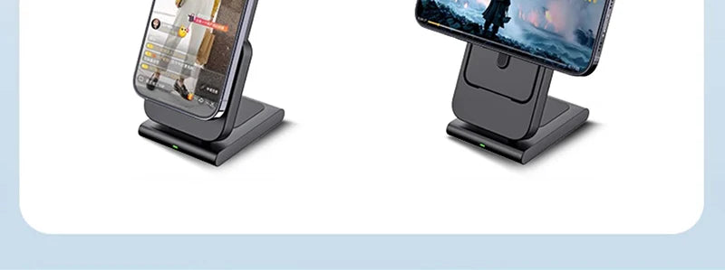 Portable 3-in-1 Wireless Charger – 10000mAh Power Bank for Apple Devices