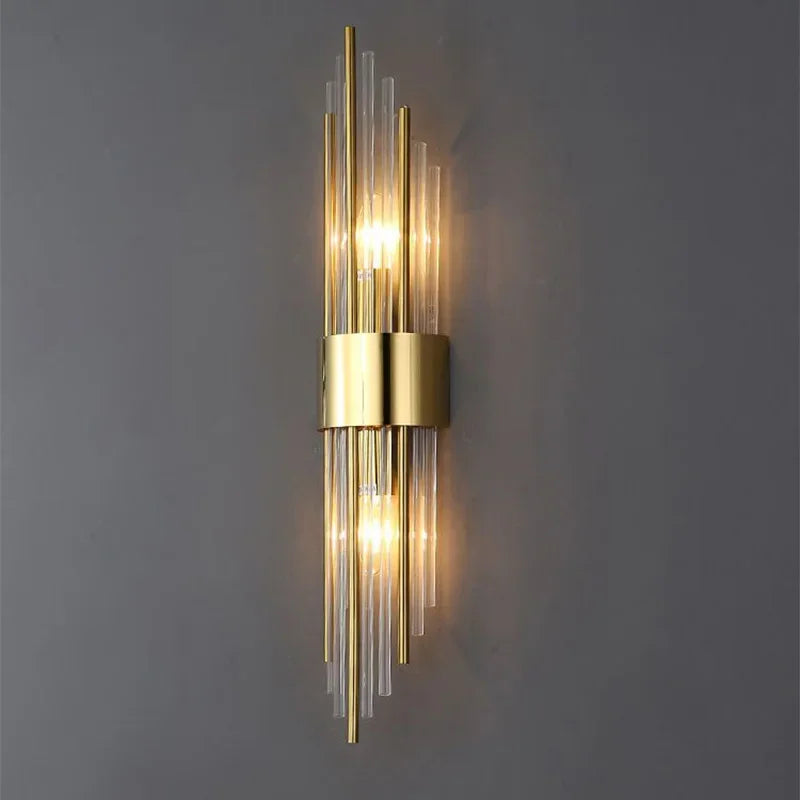 Luxury LED Gold Wall Sconce – Indoor Designer Lighting