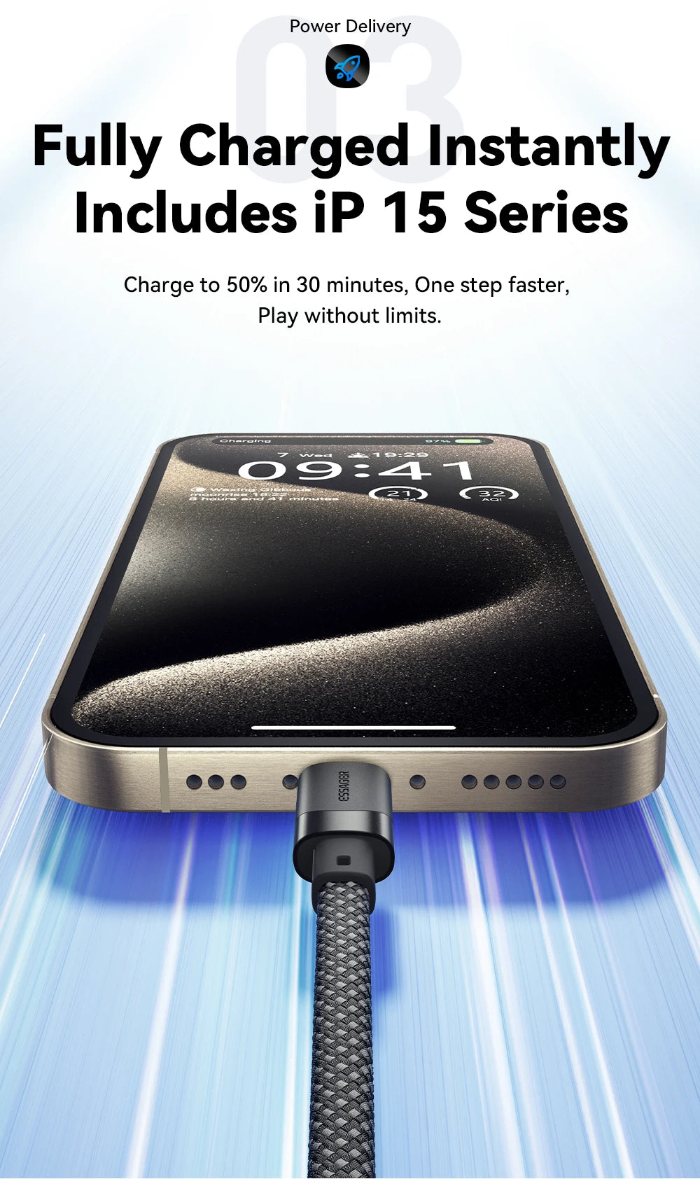 Essager Essager USB C To C 100W Magnetic Fast Charger Cable For iPhone 15 65W Type C To C Data Charging Wire for Laptop Samsung