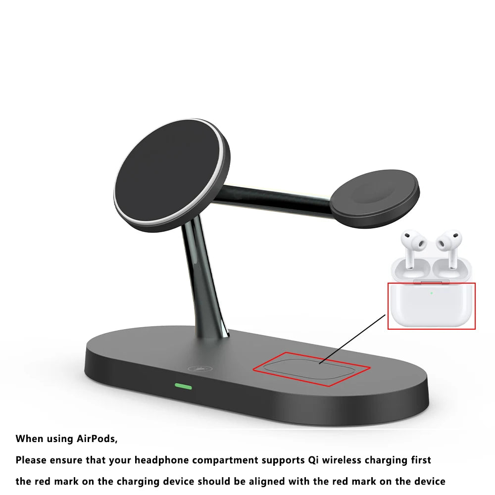 3-in-1 Wireless Charger – Fast Charging for Apple Devices