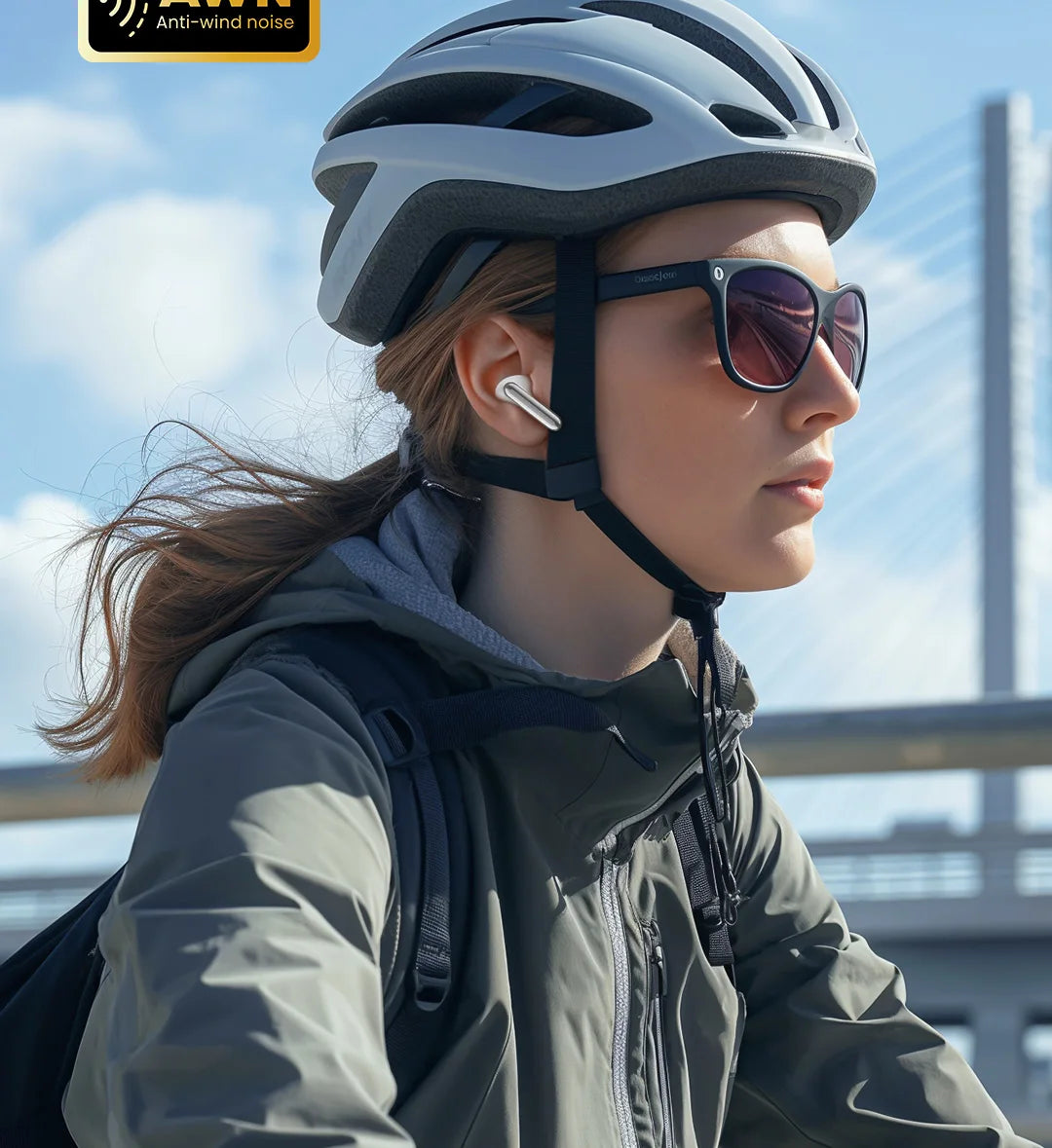 HAYLOU Mori Pro ANC Wireless Earbuds Bluetooth 5.4 Headphones 43dB Hi-Res Audio Noise Cancellation 6 Mics Earphones 28Hrs