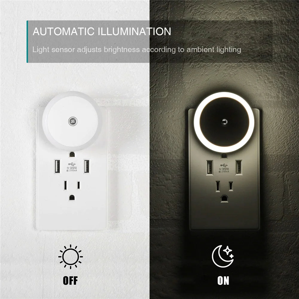 Smart LED Night Light for Wall
