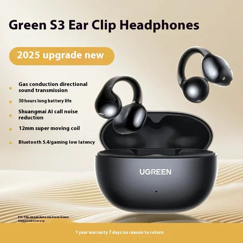 UGREEN HiTune S3 TWS Bluetooth Earphones – Hifi Sound, Noise Reduction, Open-Ear