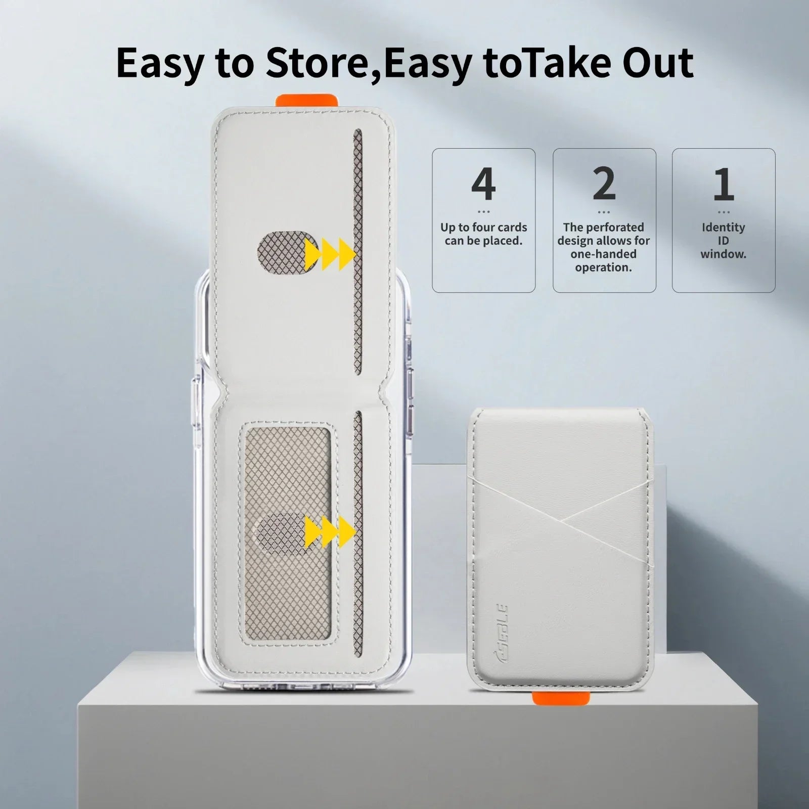iPhone MagSafe Leather Card Holder – RFID Bank & ID Card Protector