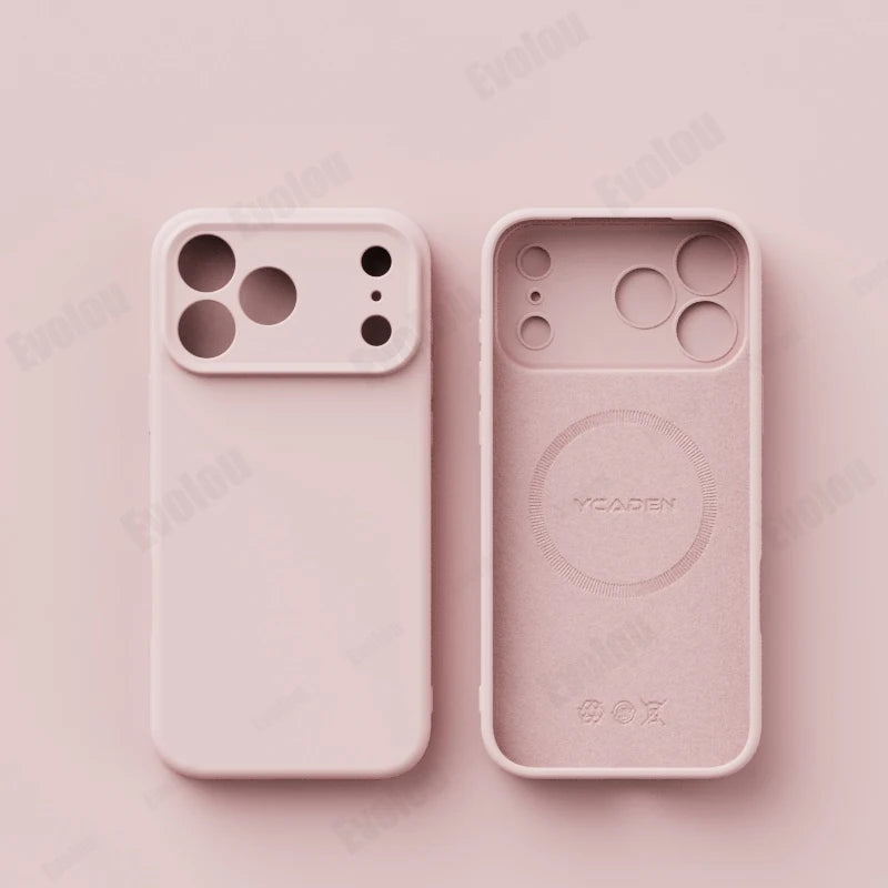 Matte Skin Liquid Silicone MagSafe Case – iPhone 17 / Pro / Pro Max / Air