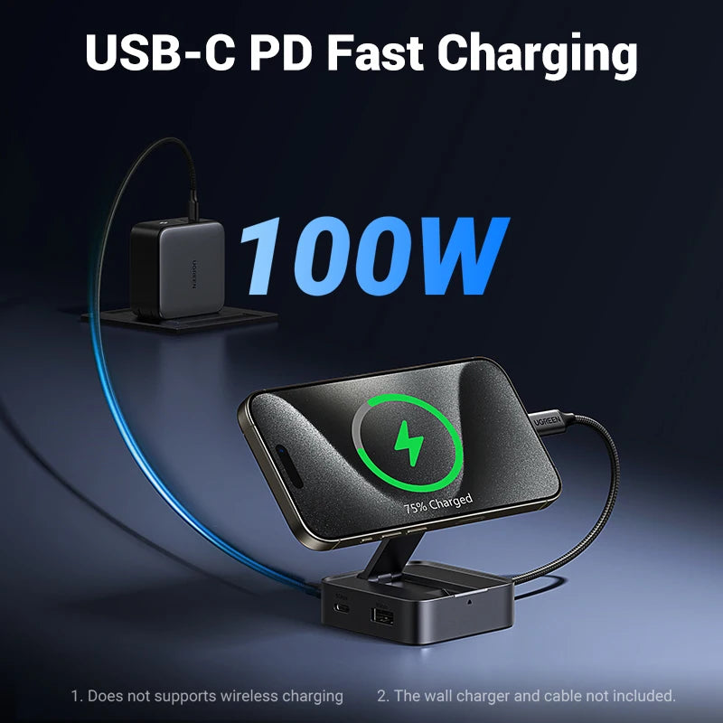 UGREEN USB-C Hub – 4K HDMI, PD 100W, USB 3.0