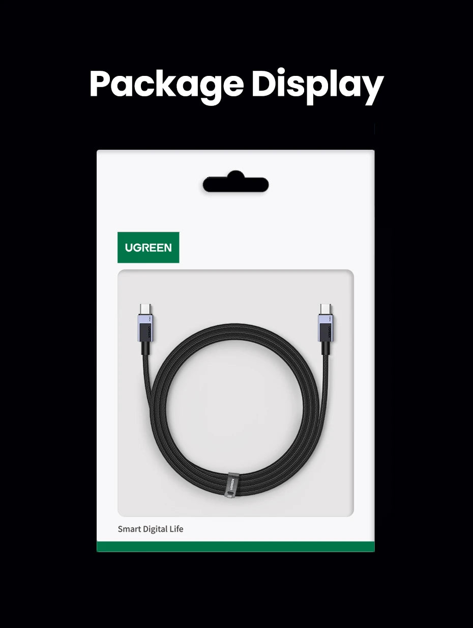 UGREEN High-Speed USB-C to USB-C PD Cable – 5A