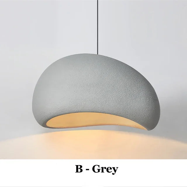 Nordic Wabi Sabi LED Pendant – Modern Ceiling Light for Home