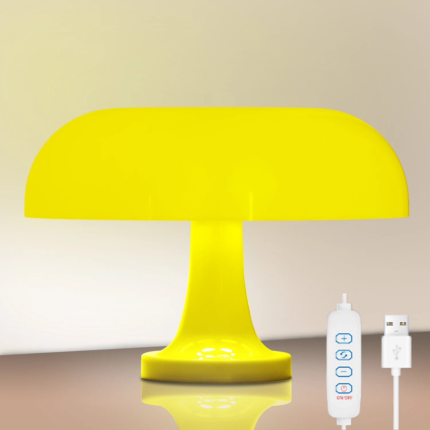 Modern Bauhaus Table Lamp – Classic Mushroom Bedside Lamp
