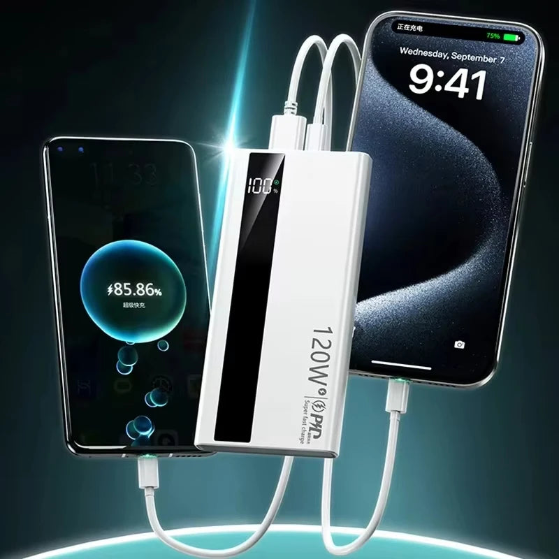 MIJIA 200000mAh Portable Charger – 120W Fast Power Bank for Phones
