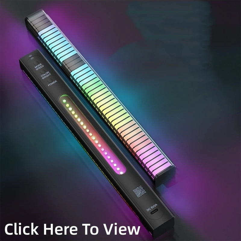 RGB LED Strip Desktop Light with Sound Control