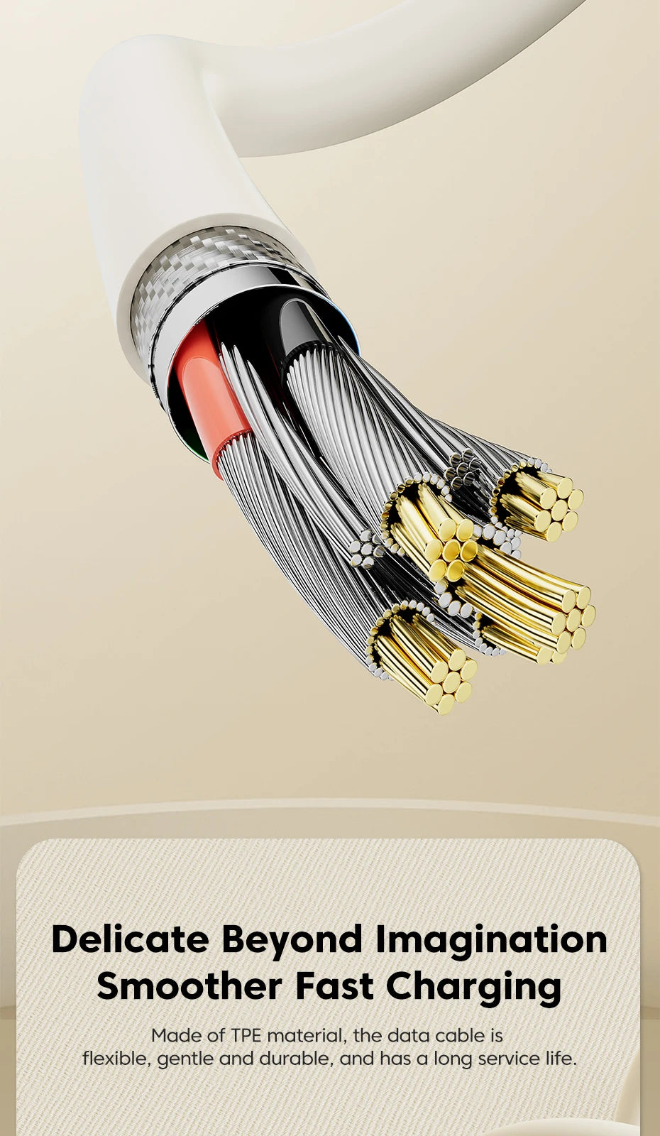 Toocki Fast USB Cable for iPhone & iPad – 2.4A Charging