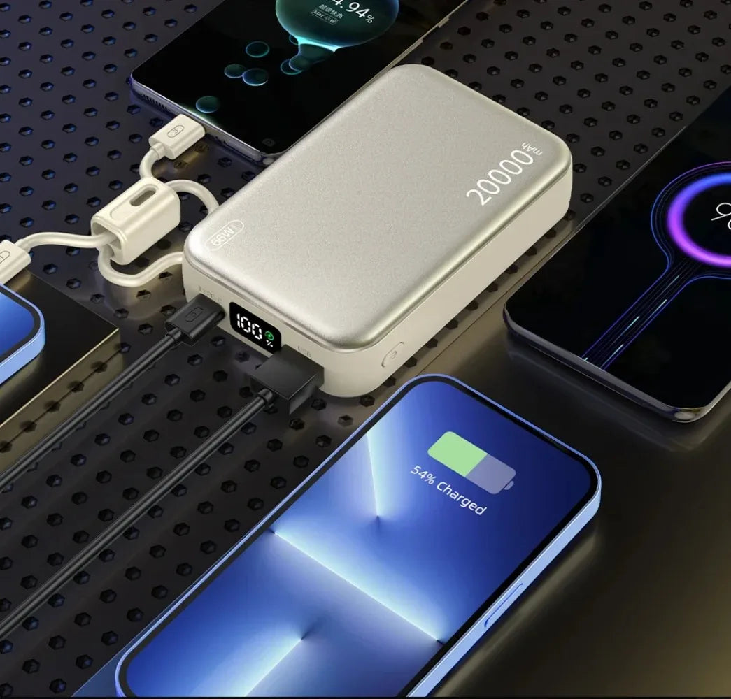 2025 High-Capacity 20000mAh Power Bank – Fast Charge for Smartphones