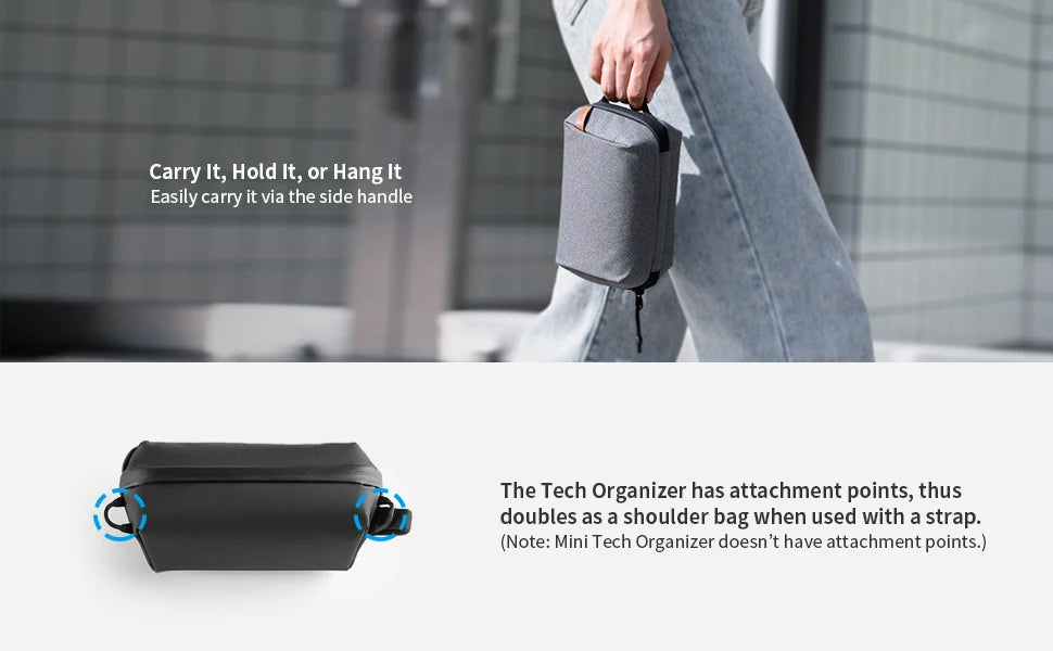 PGYTECH Tech Organizer Pouch – Waterproof Electronics Storage for Cables & Accessories
