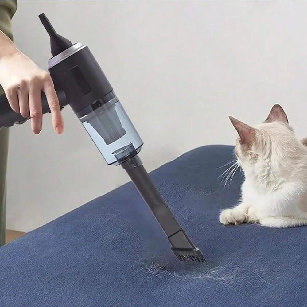 3-in-1 Car & Home Vacuum – USB Rechargeable