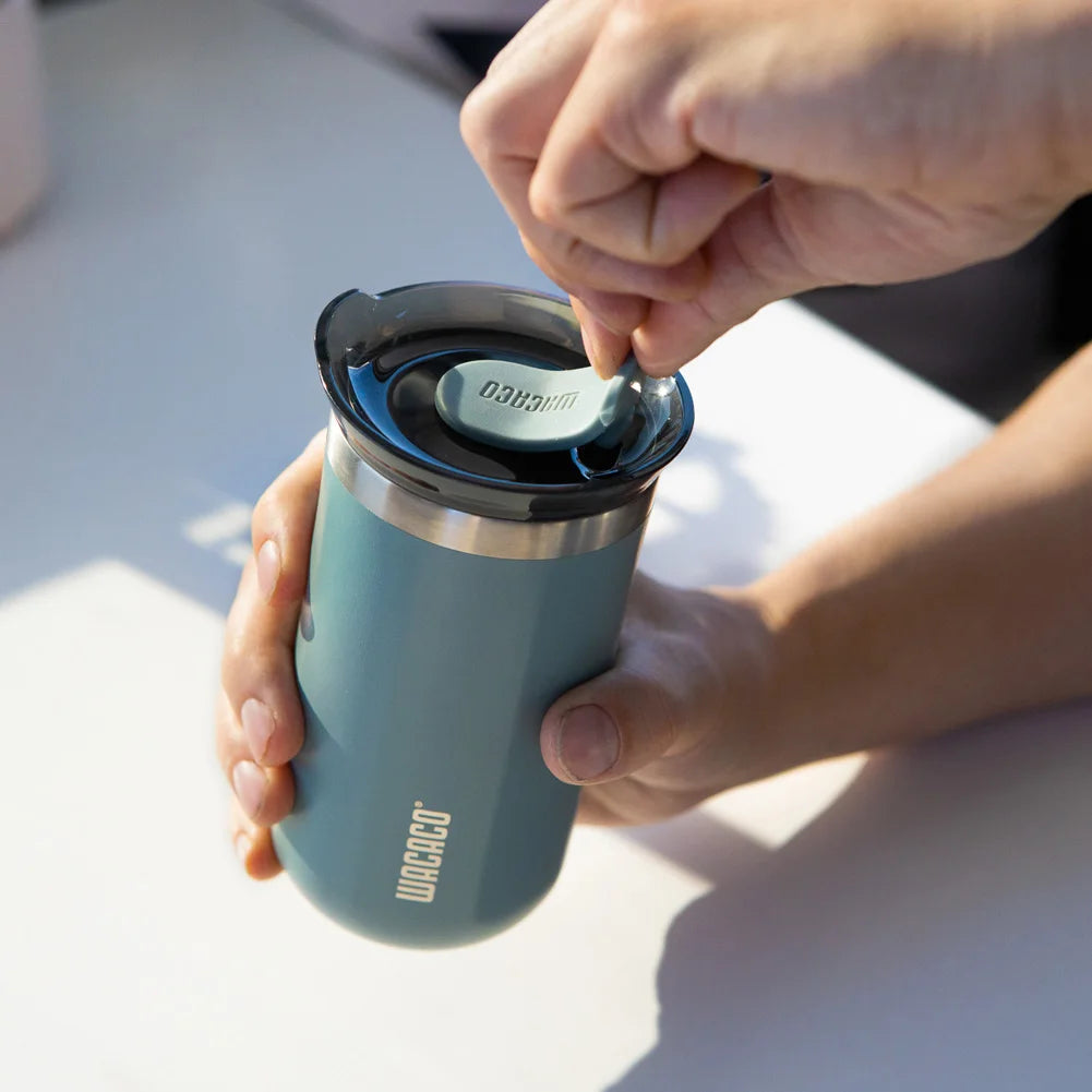 WACACO Octaroma Travel Coffee Mug – Insulated Stainless Steel Tumbler