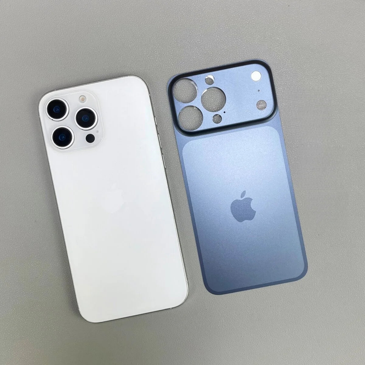 Color Alloy Frame Case – Anti-Drop Back Cover for iPhone 13–17 Pro/Pro Max