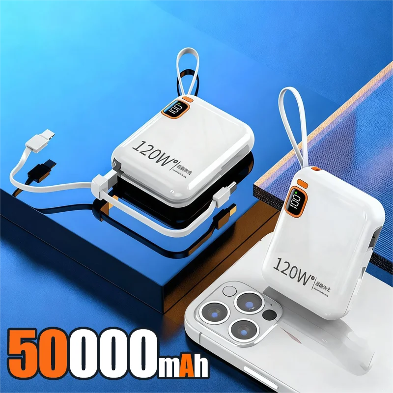 200000mAh 120W Power Bank – Portable USB-C Fast Charging for Phones