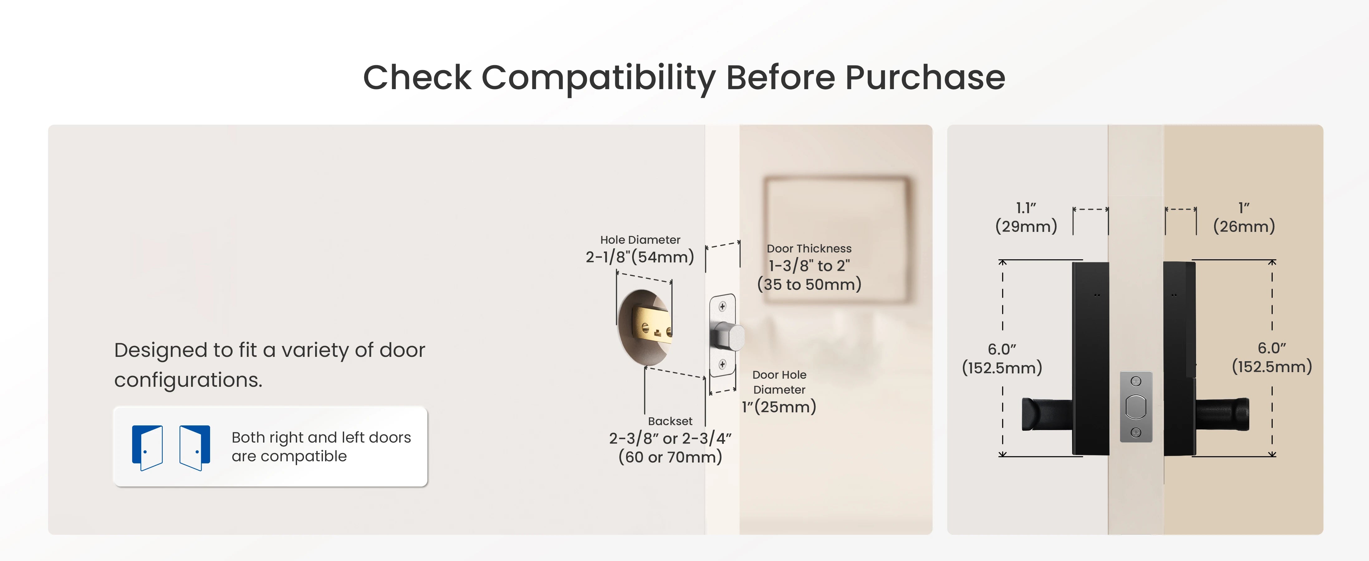 DESLOC Smart Fingerprint Door Lock – App & Touchscreen Control