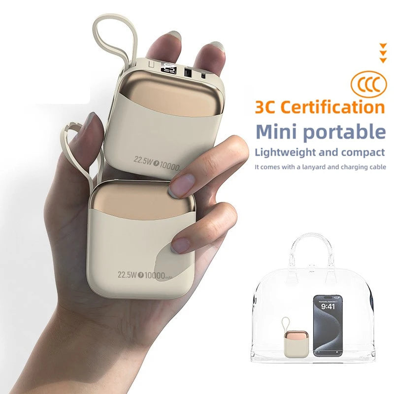 66W 10000mAh Mini Power Bank