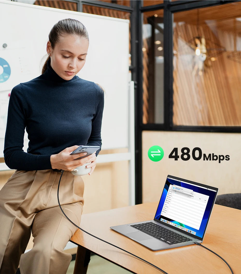 UGREEN USB-C to USB-C 5A – 100W Fast Charge