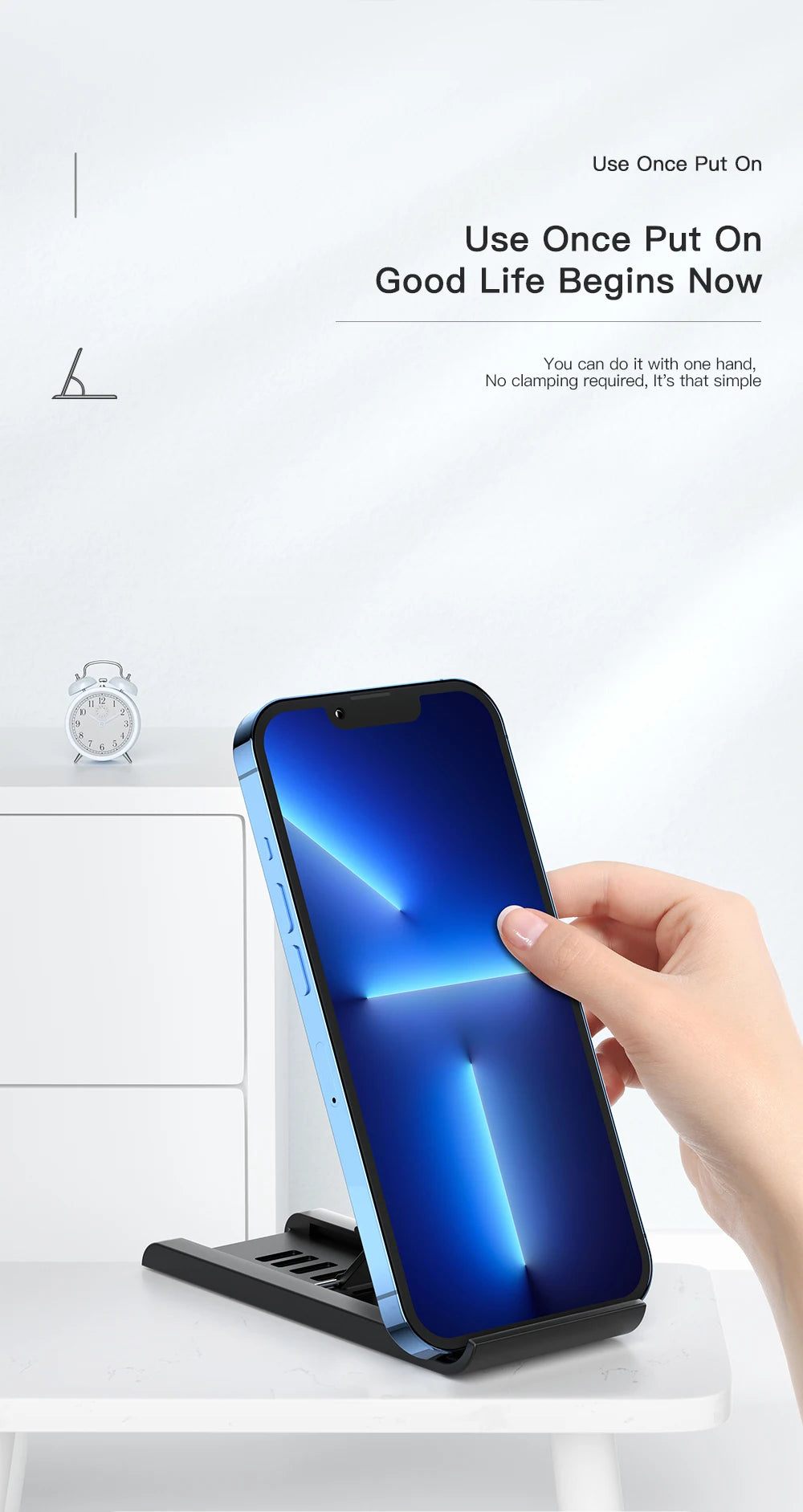 Essager Universal Desktop Mobile Phone Holder Stand For iphone14 13 Pro Max iPad Xiaomi Foldable Desk Bracket Portable Stand New