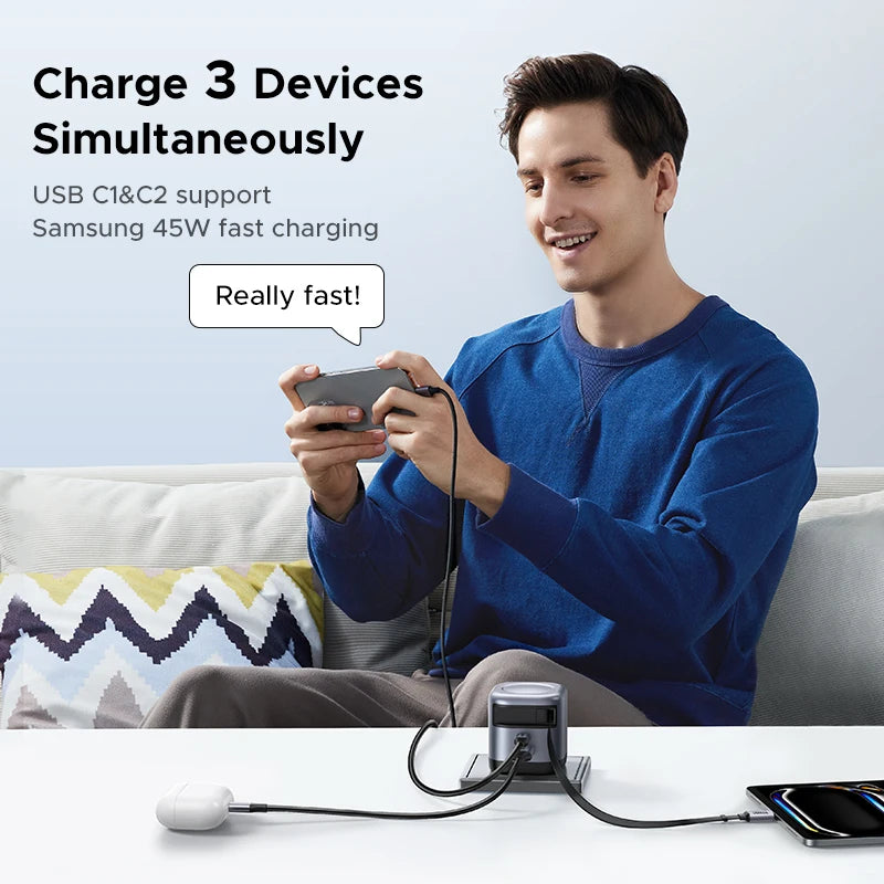 UGREEN PD 3.0 USB-C Retractable Charger – iPhone & MacBook