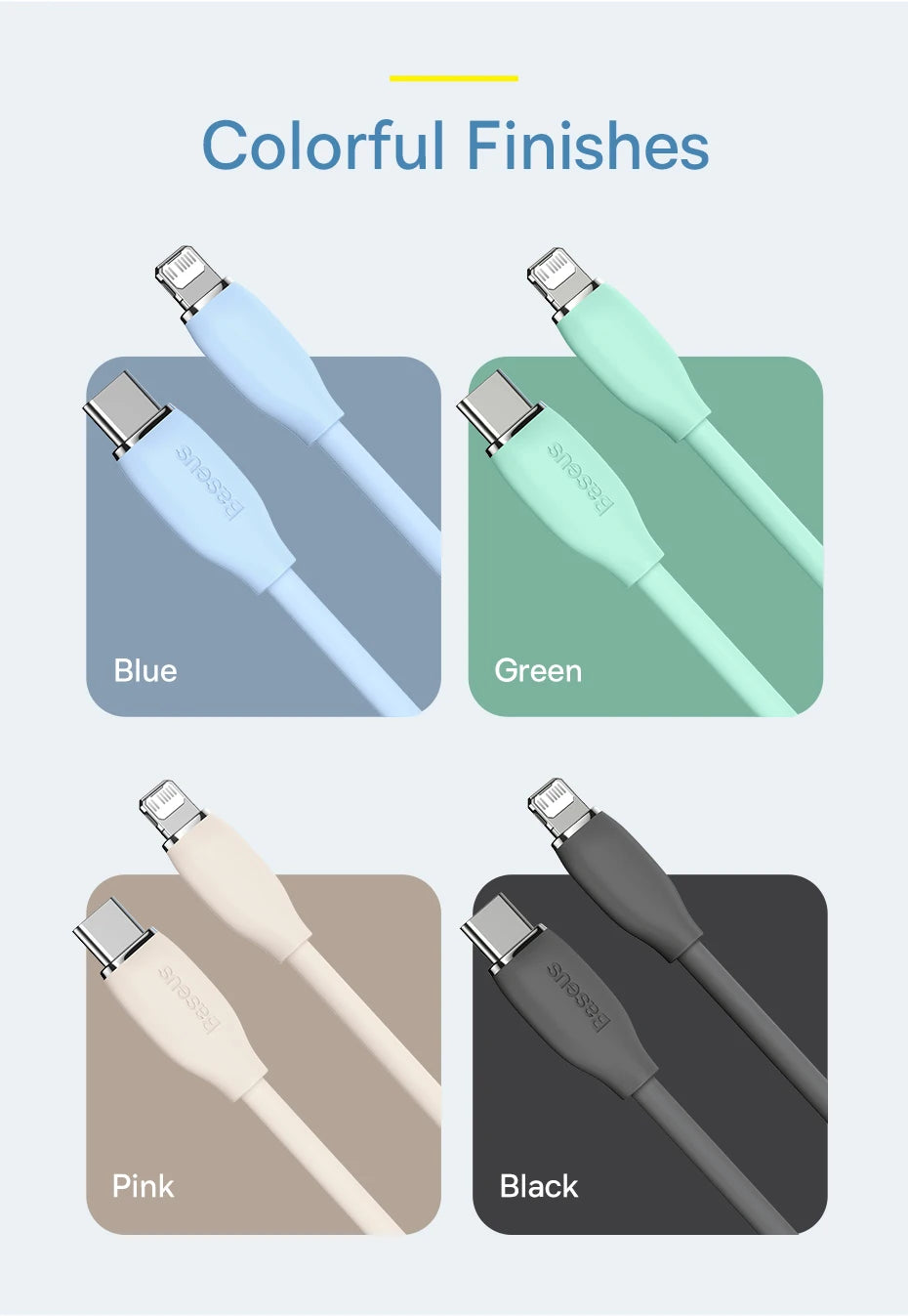 Baseus 20W Fast Charge USB-C to Lightning Cable