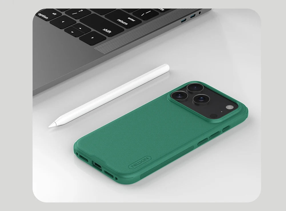Nillkin Super Frosted Shield Pro Case for iPhone 17 Pro / 17 Pro Max – Shockproof PC+TPU Cover