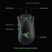 Razer DeathAdder Viper Wired Gaming Mouse – 6400 DPI, Standard Edition