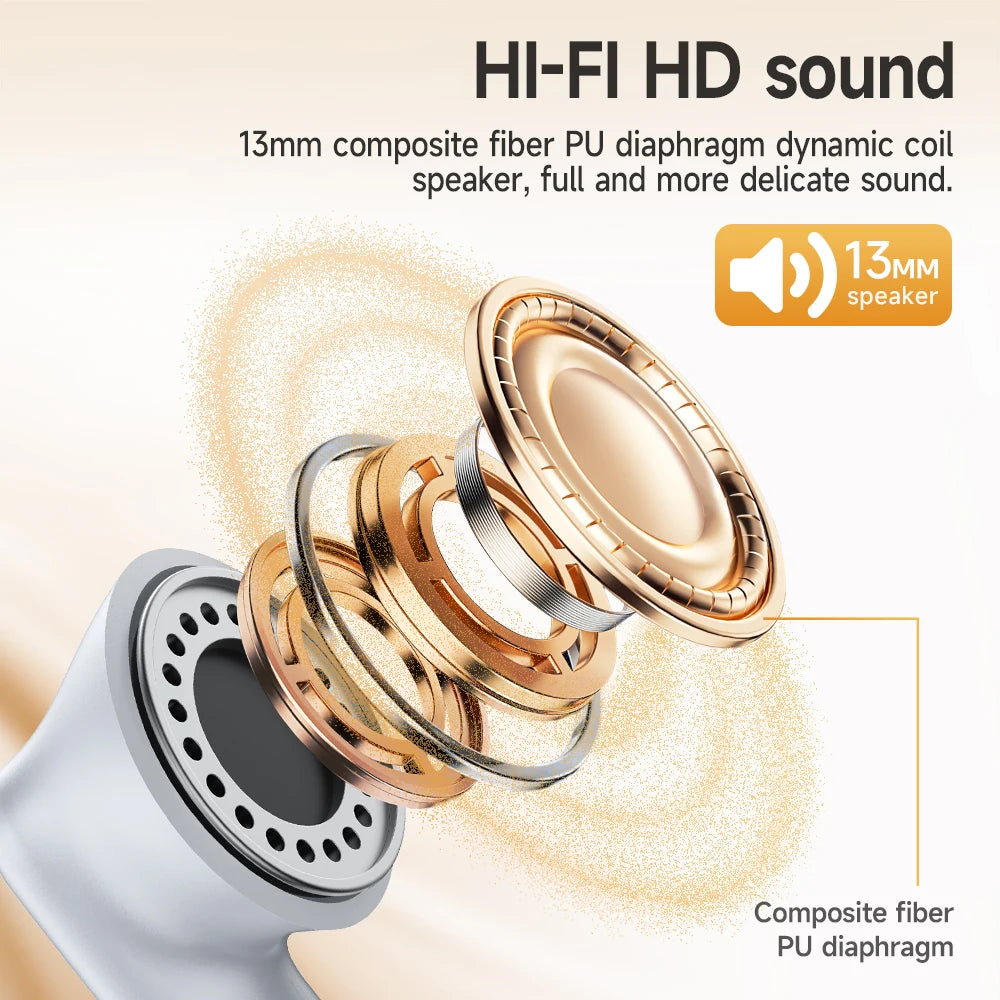 HOCO EQ24 True Wireless Earbuds – HiFi Audio & Mic