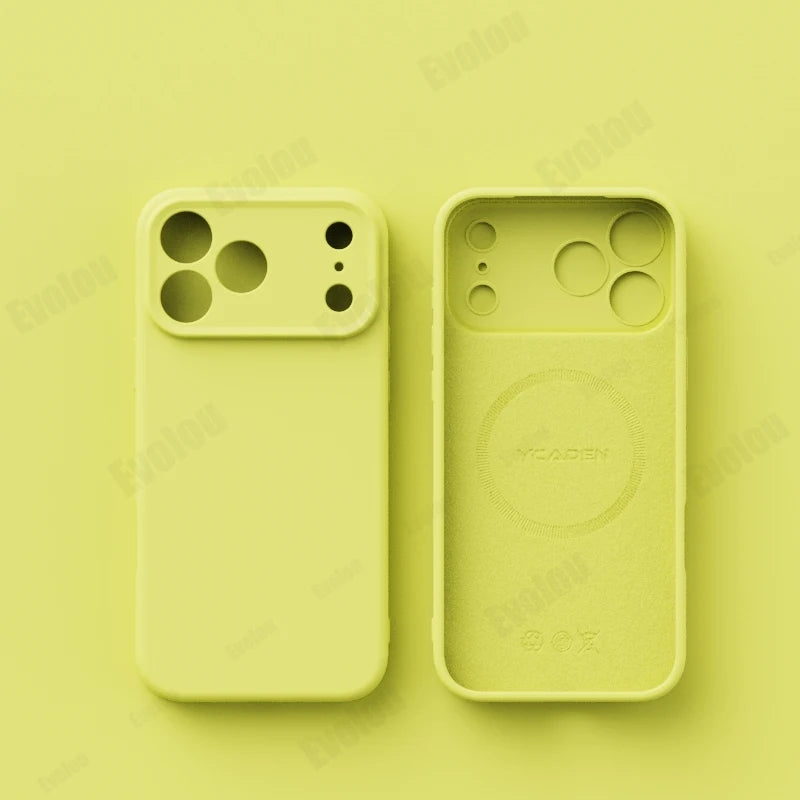 Matte Skin Liquid Silicone MagSafe Case – iPhone 17 / Pro / Pro Max / Air