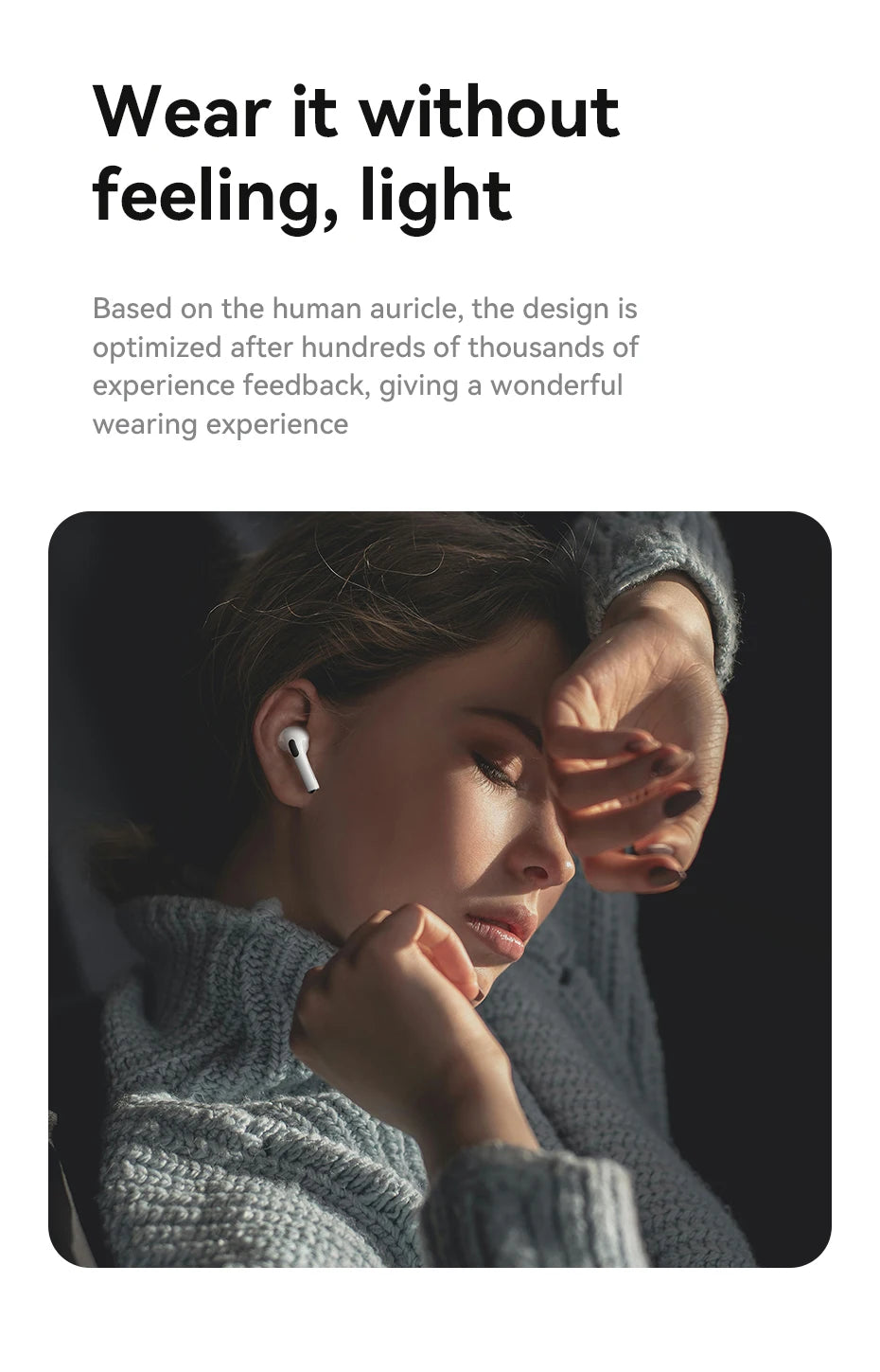 HOCO EW60 Bluetooth 5.0 Earbuds Wireless Hi-Res Audio Earphones Touch Control Waterproof Sports Headset with Mic for Running Fit