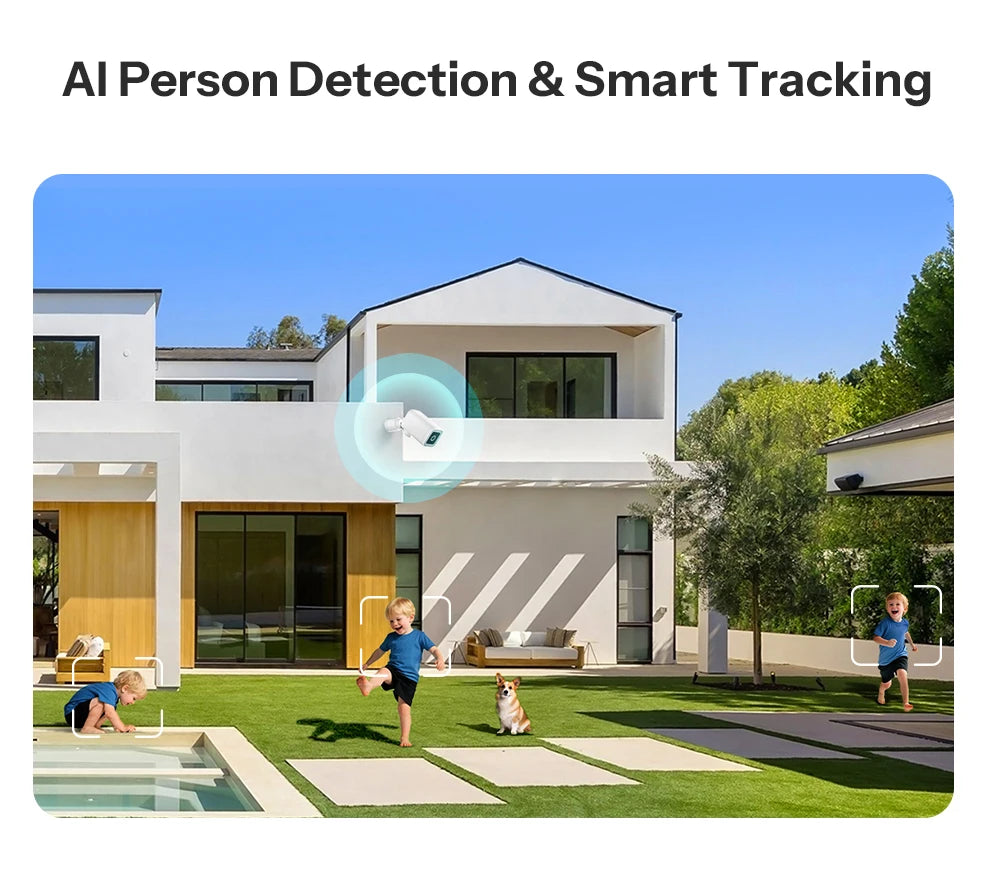SONOFF Smart Outdoor Camera – 2K HD, AI Detection, Night Vision, IP65