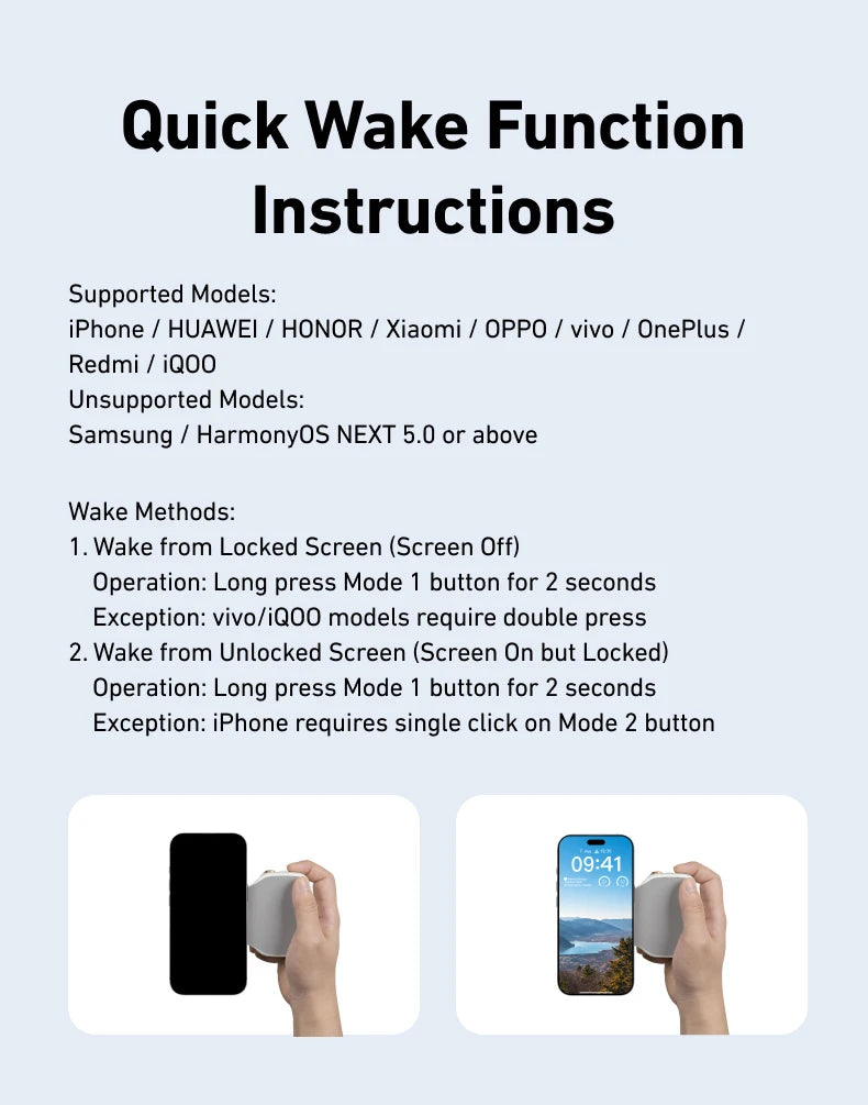 TELESIN Phone Camera Grip with Remote – iPhone & Android