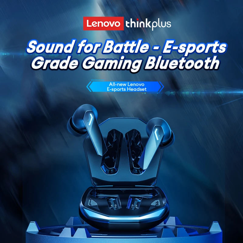 Genuine Lenovo GM2 Pro Bluetooth Earphones Gaming Low Latency In-Ear Wireless Headphones Dual Mode Music Sport Earbuds Headsets