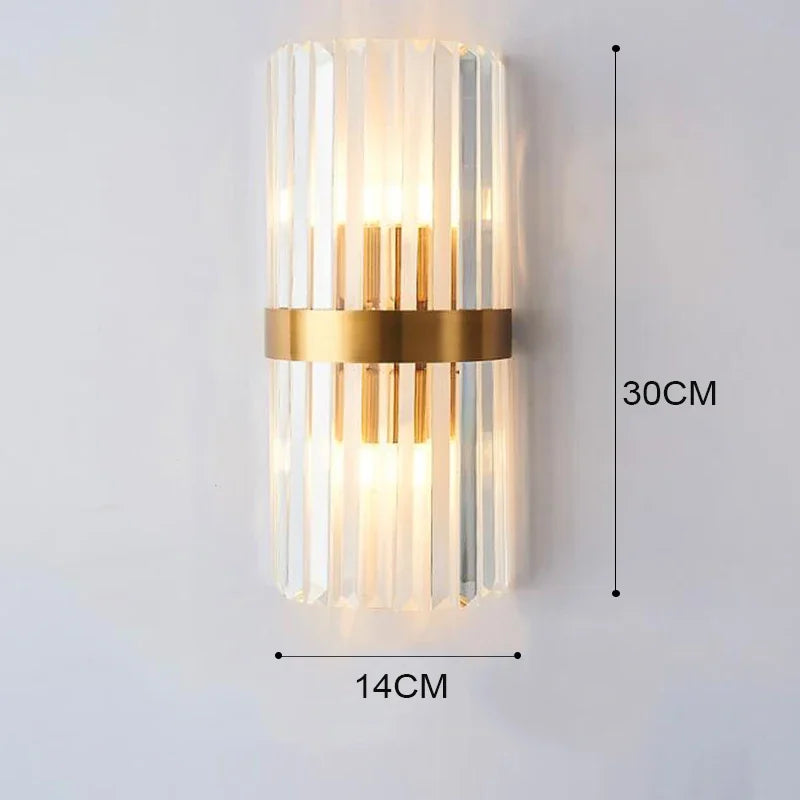 Luxury LED Gold Wall Sconce – Indoor Designer Lighting